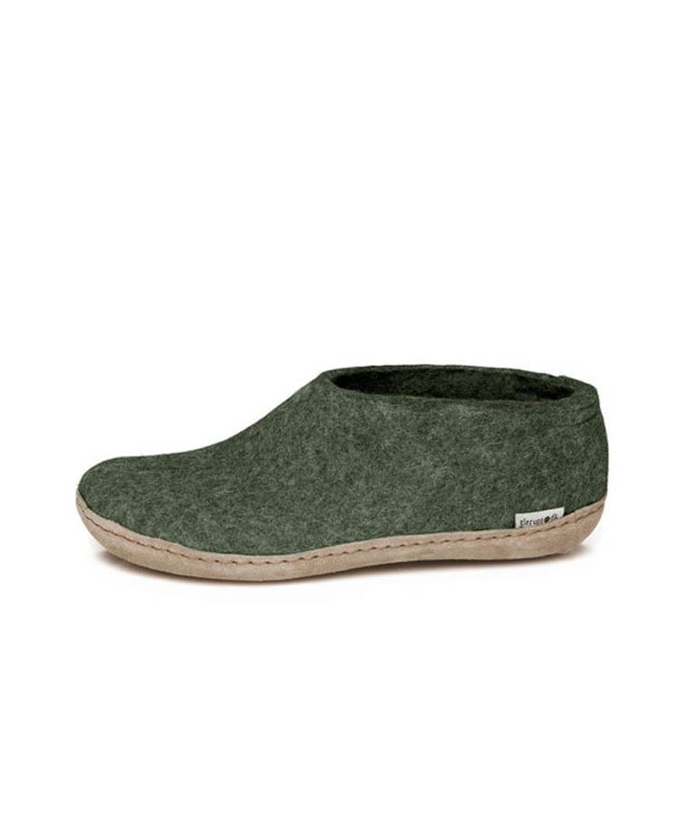 Glerups Shoe Forest Leather Sole - Forest