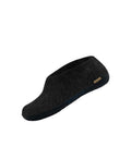Glerups Shoe Charcoal Black Rubber Sole - Charcoal