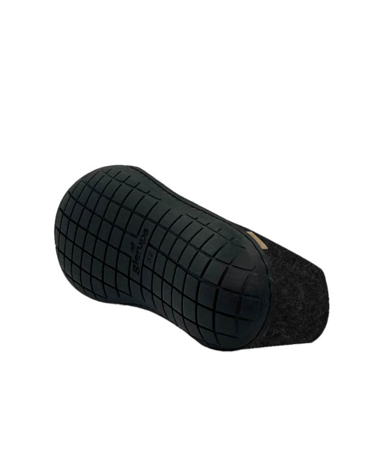 Glerups Shoe Charcoal Black Rubber Sole - Charcoal