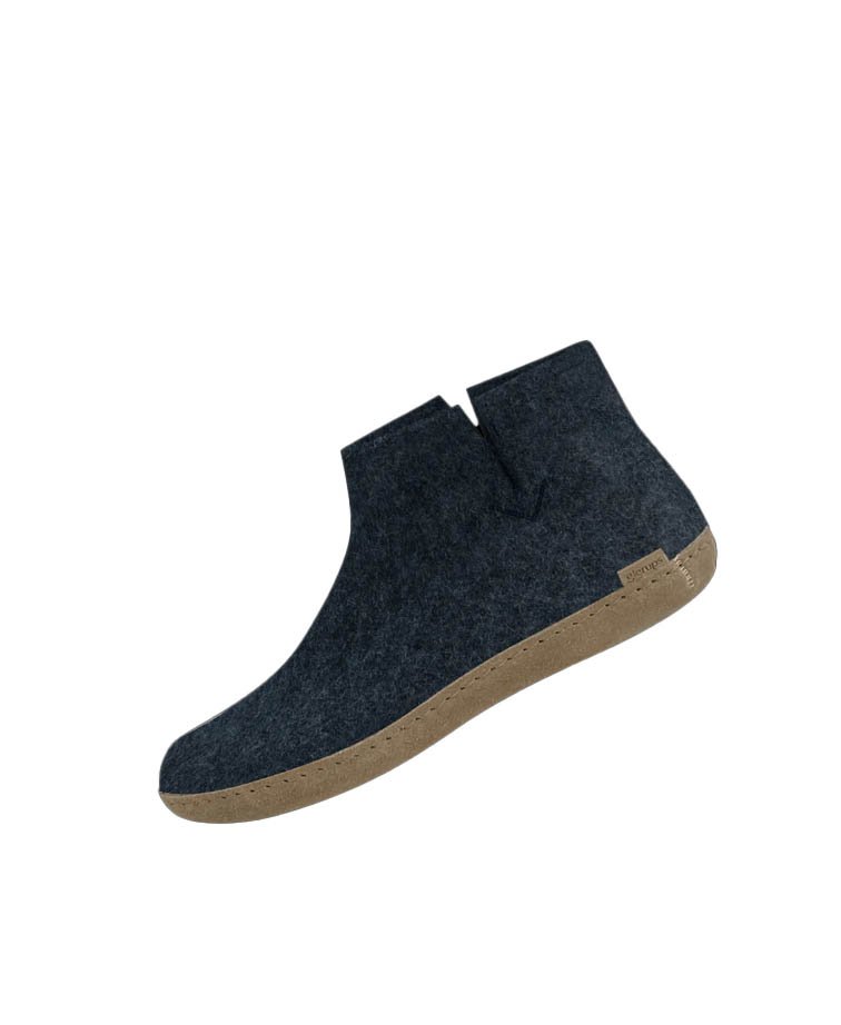 Glerups Boot Denim Leather Sole - Denim