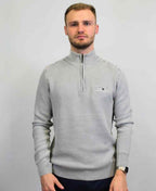 Berlin Sweat Honeycomb 1/4 Zip - Stone