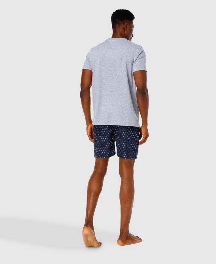 Coast Night Spot PJ Set - Grey
