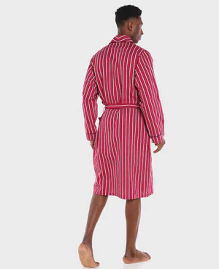 Coast Stripe Gown - Red Stripe