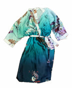 Essence Robe Satin Print - Pacific