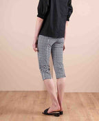 Esplanade Pant 3/4 Cotton/Nylon Printed - Houndstooth