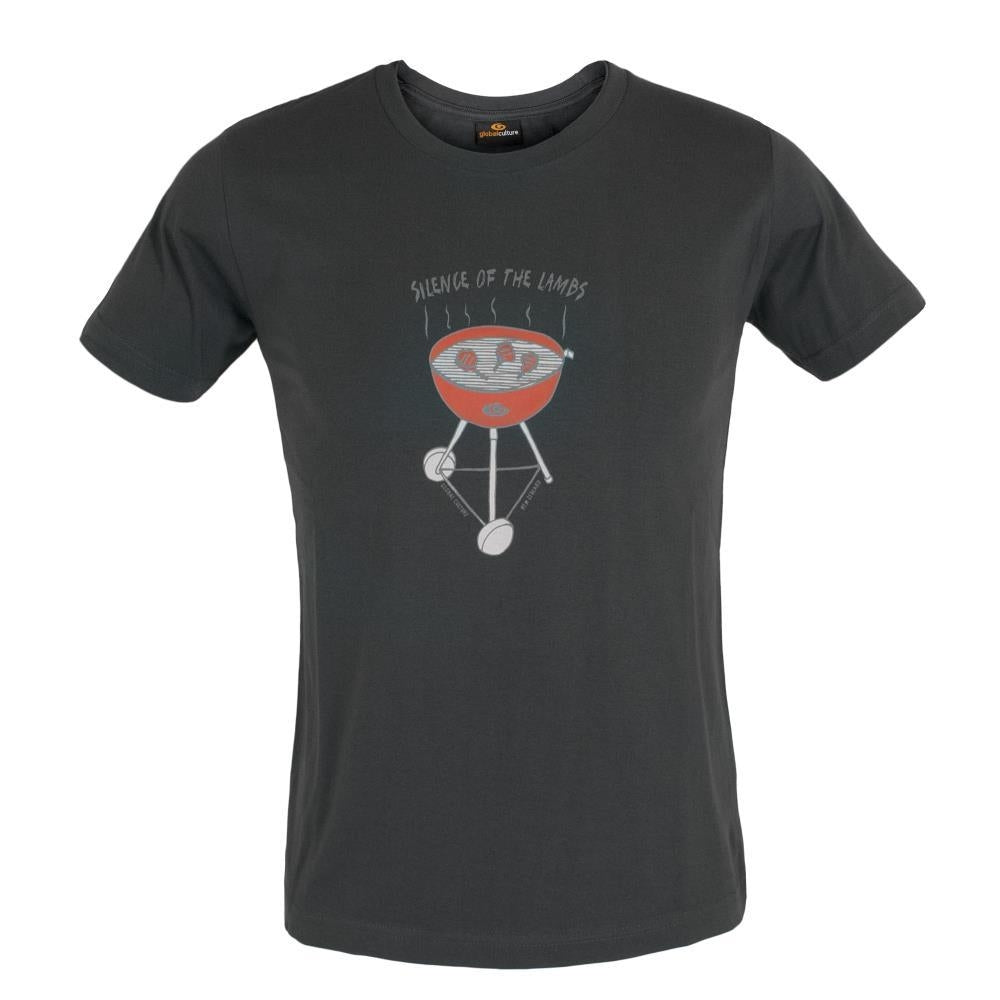 Global Culture Slience of The Lambs Mens Tee - Smoke