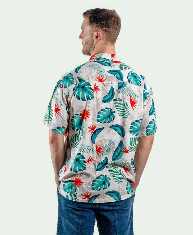 Kingston Grange Shirt S/S Bamboo Tahiti - Tahiti