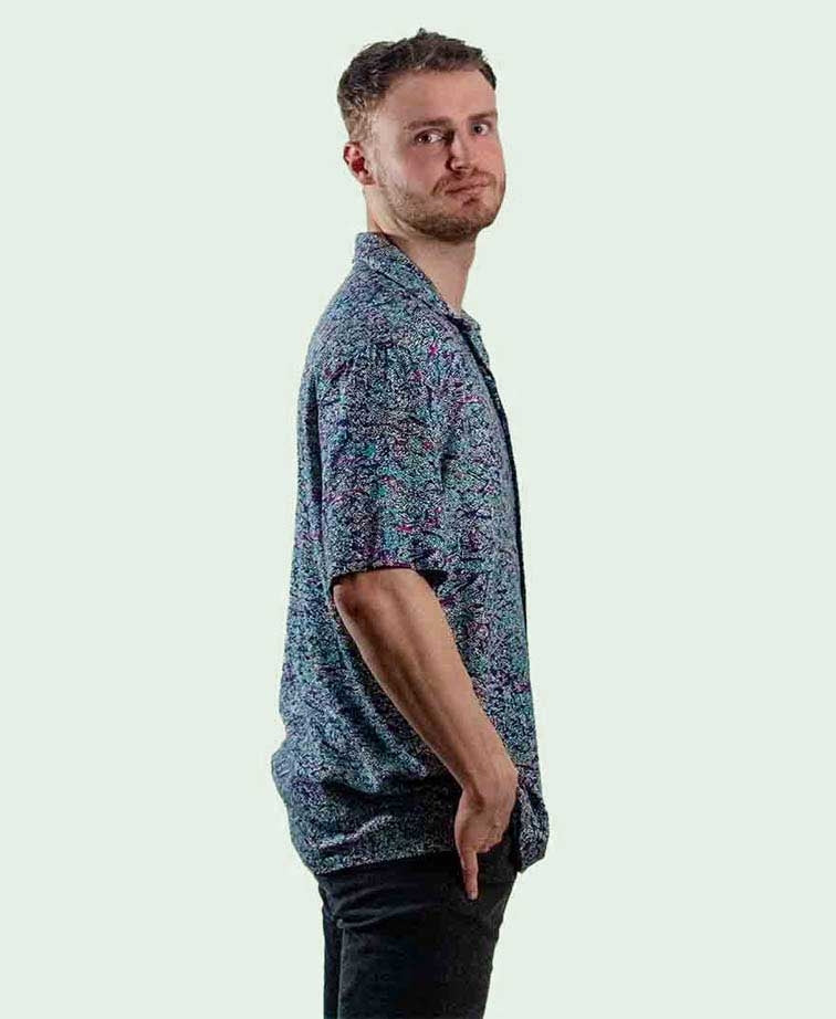 Kingston Grange Shirt S/S Bamboo Emu Dreaming - Emu Dreaming