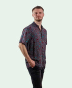 Kingston Grange Shirt S/S Bamboo Wanakiji Dreaming - Wanakiji Dream
