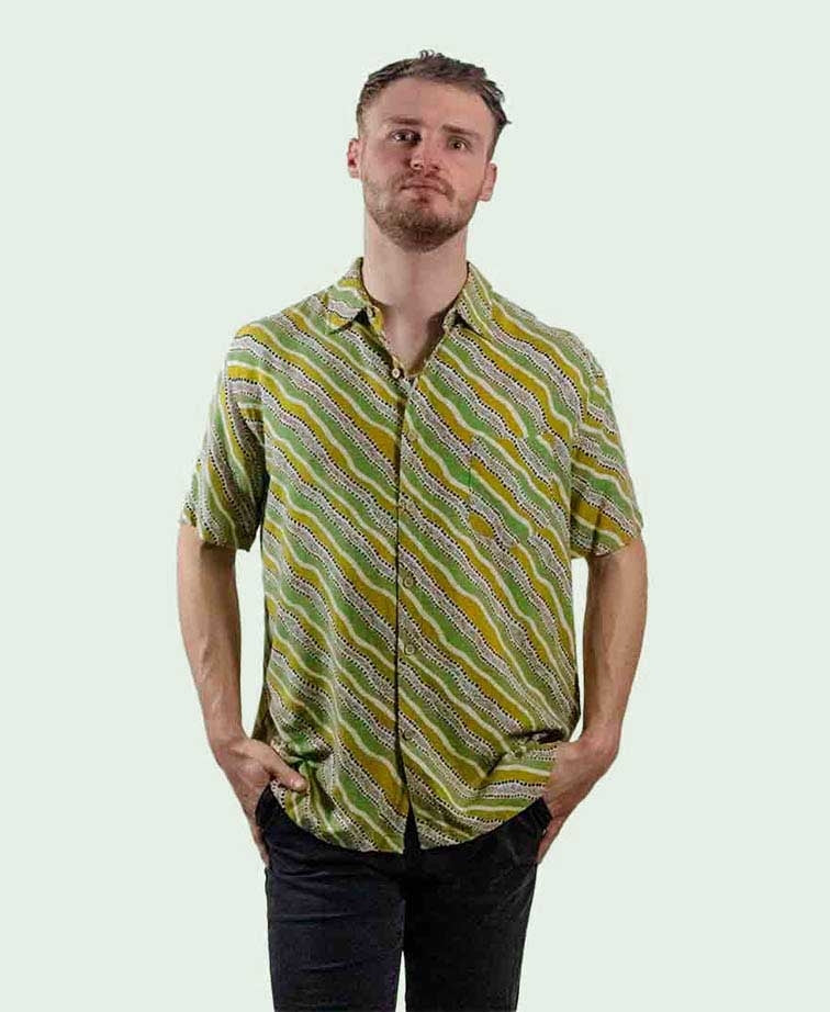 Kingston Grange Shirt S/S Bamboo - Native Seed
