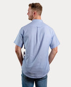 Aertex Shirt S/S Somerset Plain - Mid Blue