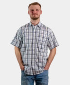 Aertex Shirt S/S Somerset Check - Khaki