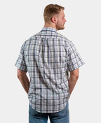Aertex Shirt S/S Somerset Check - Khaki