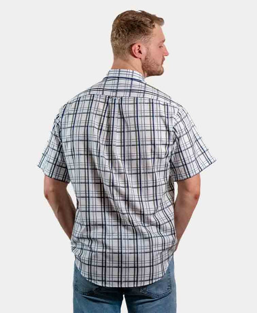 Aertex Shirt S/S Somerset Check - Khaki