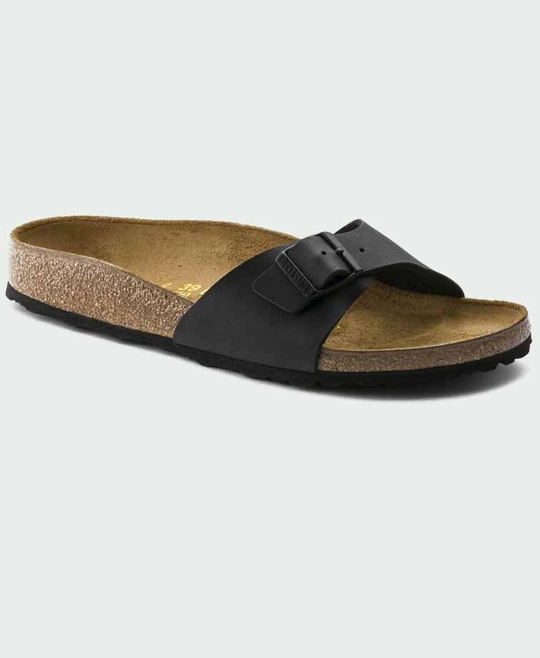 Birkenstock Madrid Birko-Flor Regular Black - Black