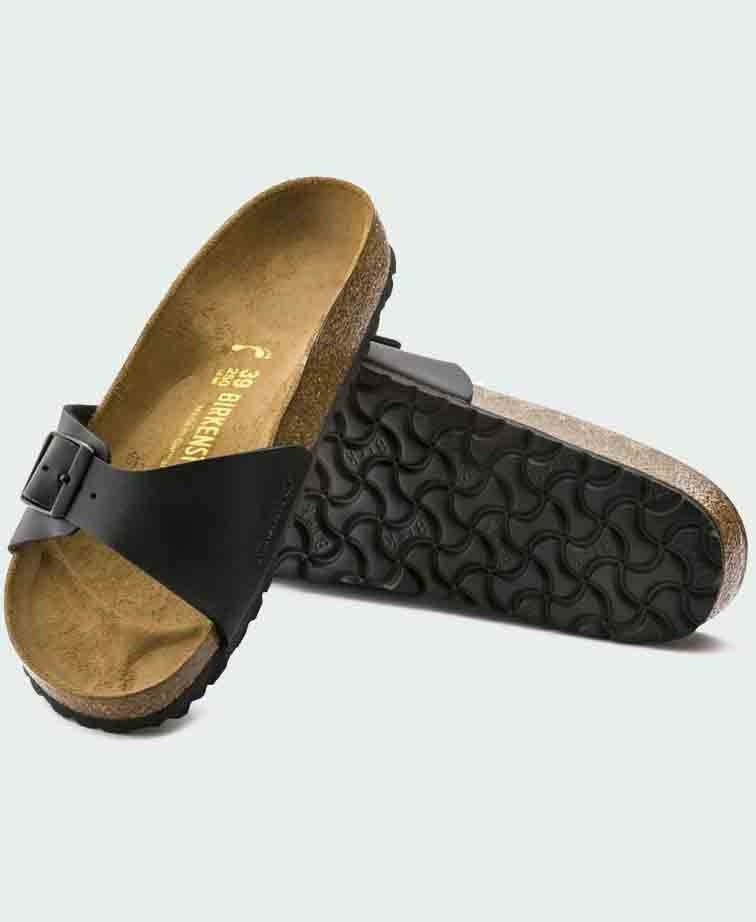 Birkenstock Madrid Birko-Flor Regular Black - Black