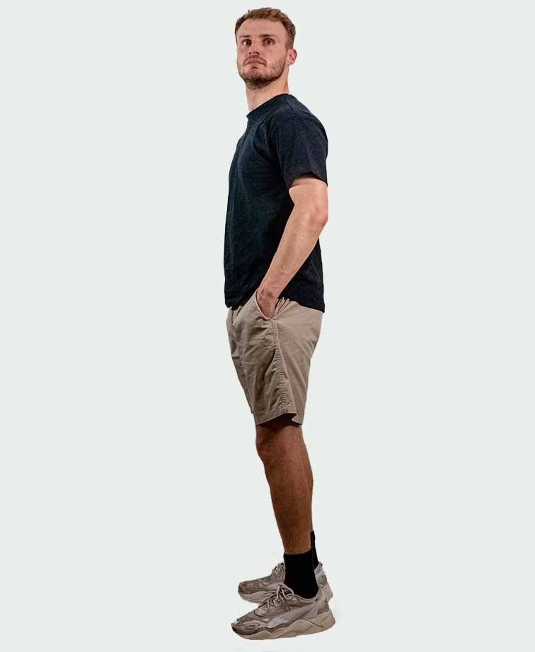 Savane Short Elastic Waist - Khaki