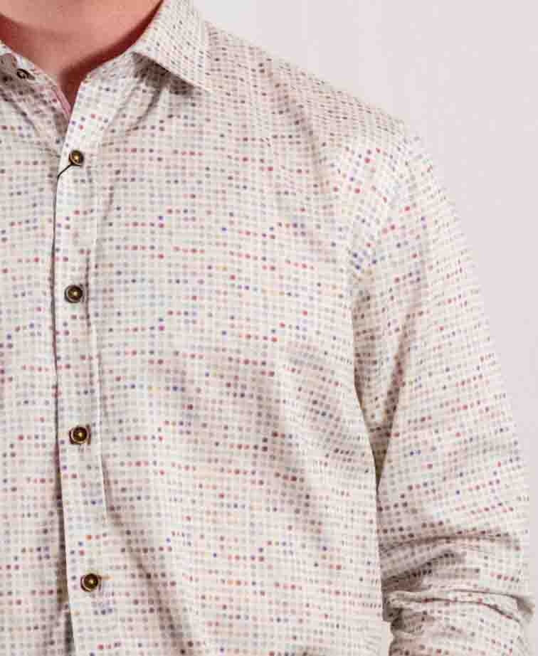 T&R Shirt L/S Squiggle Print - Candy