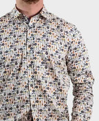 T&R Shirt L/S Music Print - Multi