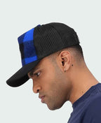 Swanndri Swanni Trucker Cap - Blue/Blk Check