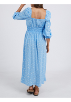 Elm Dress Romy Spot - Azure Blue
