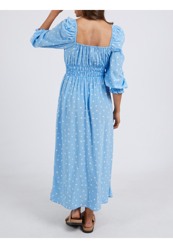 Elm Dress Romy Spot - Azure Blue