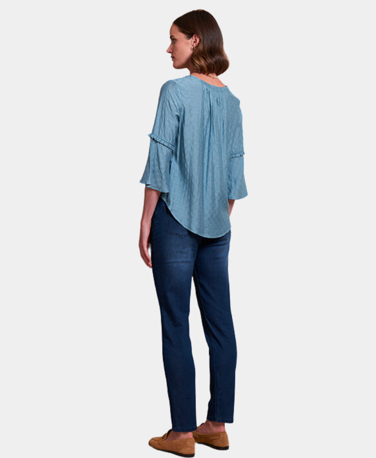 Memo Jean Slim Full Length - Indigo