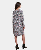 Foil Dress Tunic Hidden Pockets - Stencil