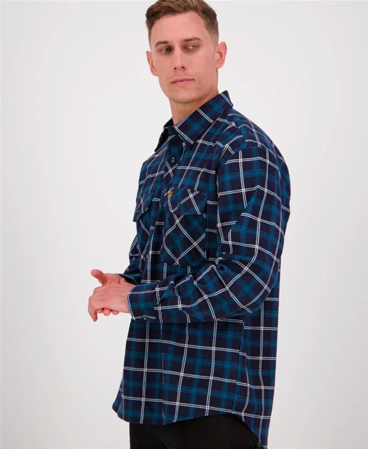 Swanndri Egmont Shirt - Ocean