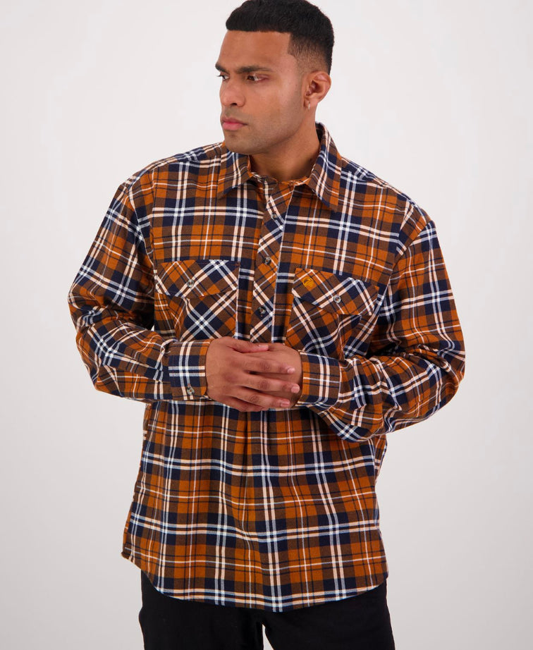 Swanndri Egmont Shirt - Kauri