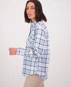 Swanndri Womens Egmont Shirt - Blue