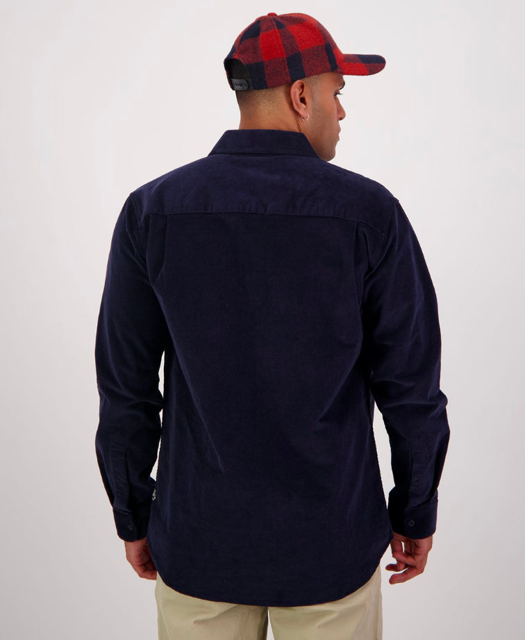 Swanndri Ranfurly Corduroy Shirt - Navy