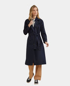 Yarra Trail Jacket Trench Coat - Navy
