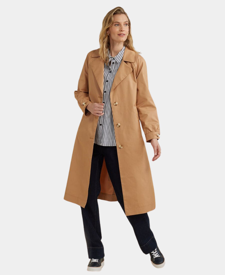 Yarra Trail Jacket Trench Coat - Caramel