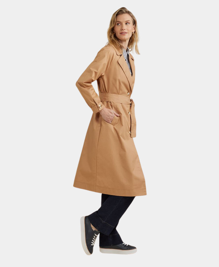 Yarra Trail Jacket Trench Coat - Caramel