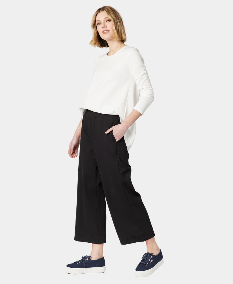 Clarity Pant Kimmy Ponti Wide Leg - Black
