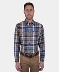 Thomas Cook Shirt L/S Marco 2 Pocket - Navy/Multi