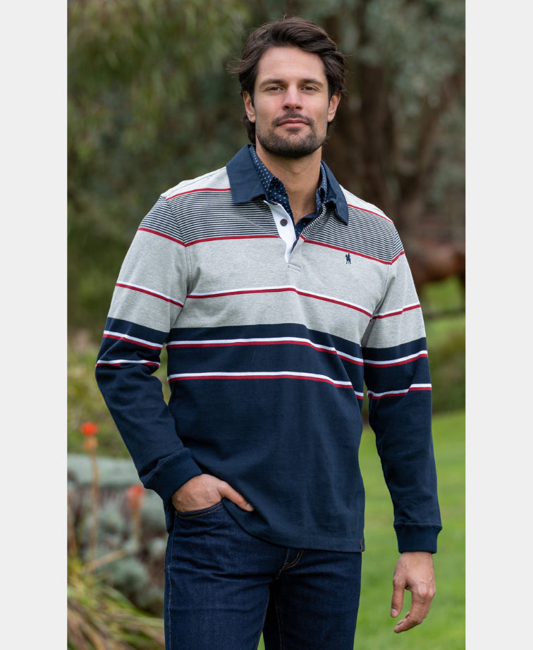 Thomas Cook Zac Rugby - Navy/Grey Marle