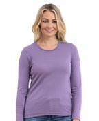 Bay Road Merino Womens Crew - Orchid