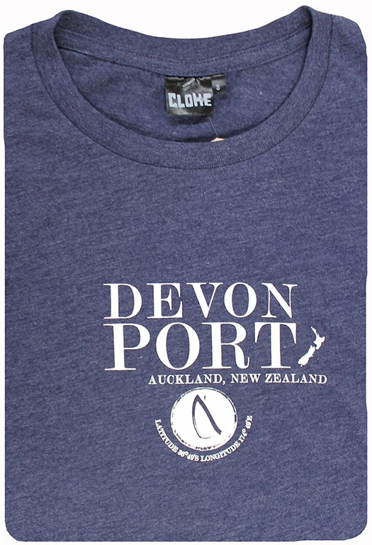 Devo Tees DevonPort Auckland Tee - Denim