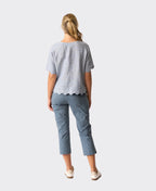 Foil Top Scalloped Linen