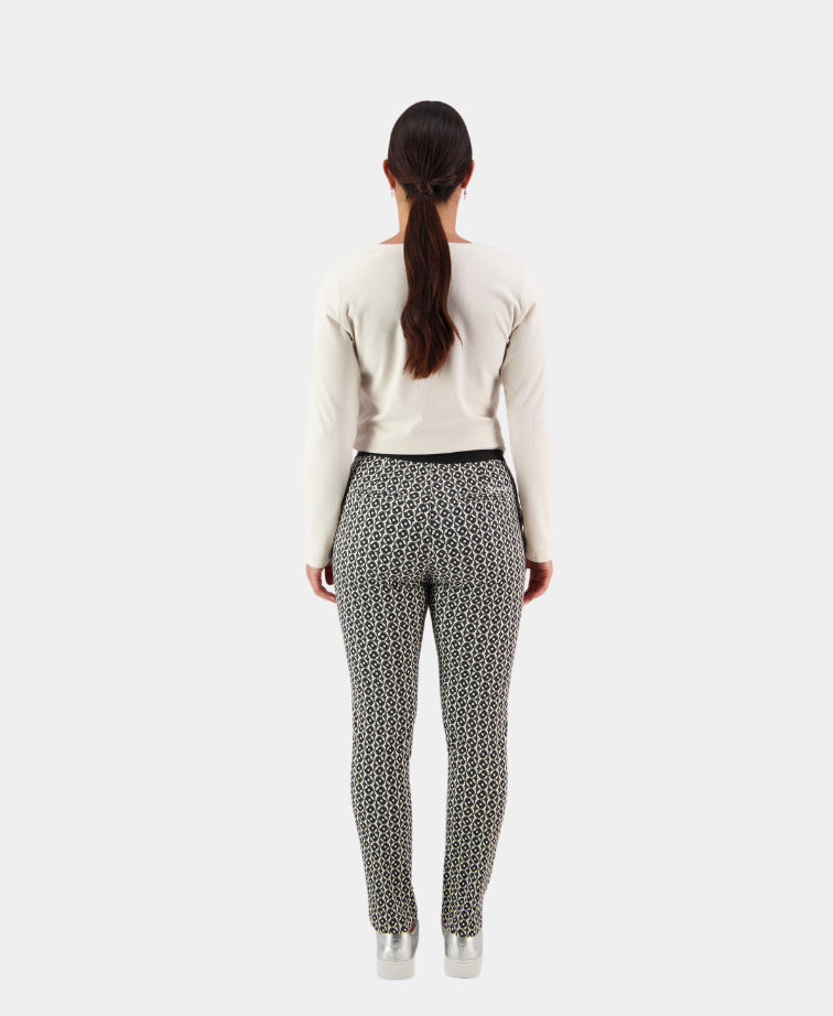 Vassalli Pant Printed Skinny Leg - Vault