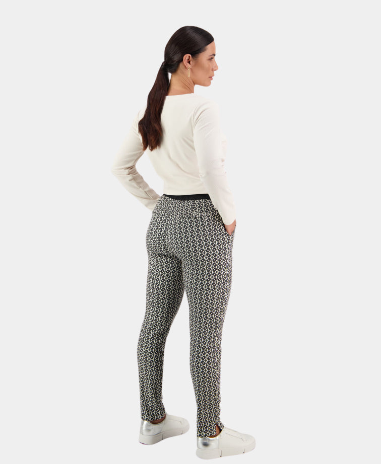 Vassalli Pant Printed Skinny Leg - Vault