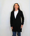 Foil Jacket Merino Longline - Black