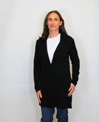 Foil Jacket Merino Longline - Black