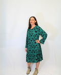 Preen Dress Shirred Cuff & Gathers - Meadow Floral