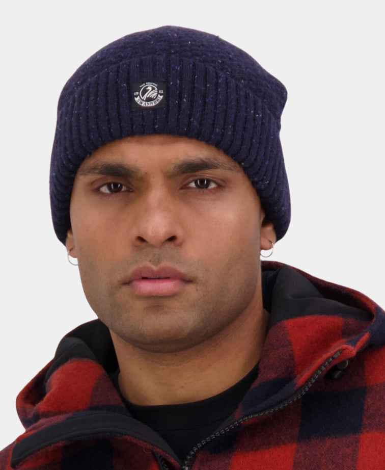 Swanndri South Rd Waffle Beanie - Navy