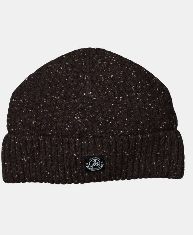 Swanndri South Rd Waffle Beanie - Coffee