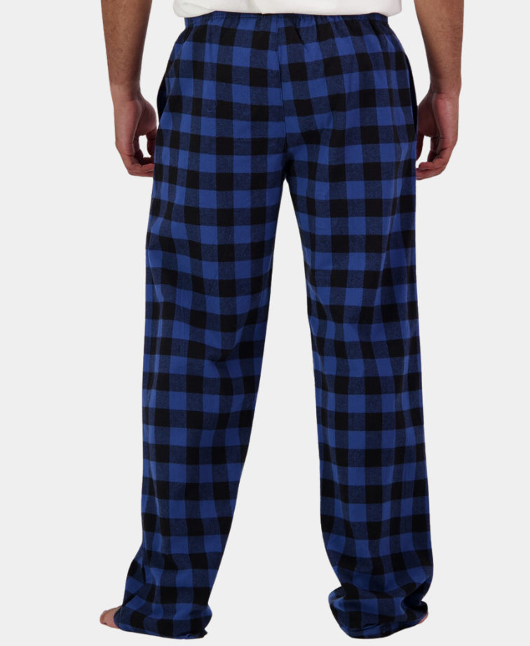Swanndri Men's Westend Sleep Pants v2 - Blue/Blk Check