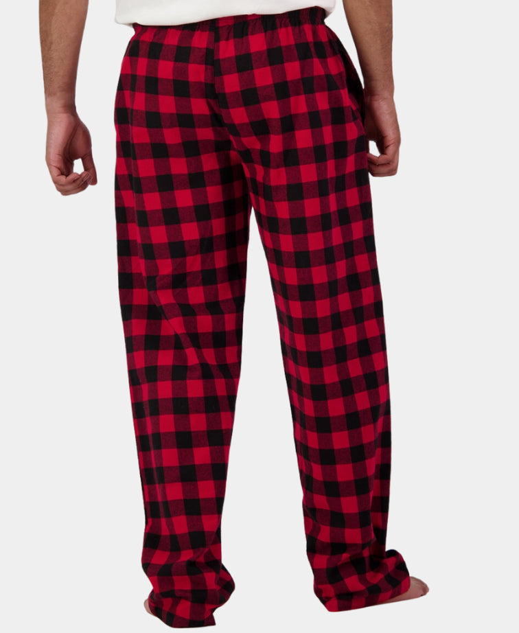 Swanndri Men's Westend Sleep Pants v2 - Red/Blk Check